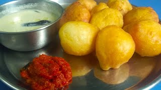 Mysore bonda recipe  How to make Mysore bonda recipe in Telugu  Mysore bajji recipe [upl. by Solrac]