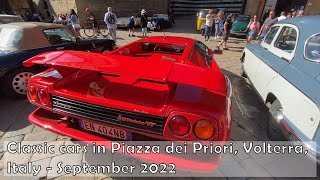 Classic Italian Car collection  Volterra Tuscany  September 2022 [upl. by Jaime]