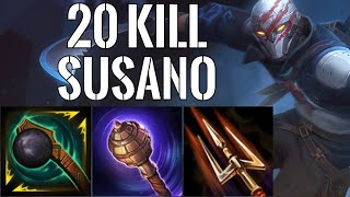 Coming Up Big When The Lights Are Bright Susano Jungle Gameplay Smite Conquest [upl. by Deuno660]