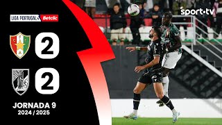 Resumo Estrela Amadora 22 Vitória SC  Liga Portugal Betclic  sport tv [upl. by Aidul959]