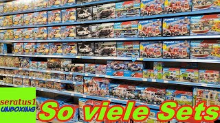 Unglaublich viele Playmobil Sets Shopping Tour bei smyths toys seratus1 unboxing [upl. by Hieronymus]