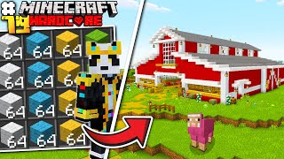 I Built The ULTIMATE MINECRAFT WOOL FARM in A BARN 79 [upl. by Atnahs797]