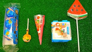 Satisfying video Asmr lollipops candy and chocolate gummy candy and unboxing video [upl. by Faxon197]