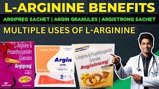 ARGIPREG SACHET  ARGIN  ARGISTRONG SACHET  L ARGINIE BENEFITS amp DOSE  HOW IT WORKS [upl. by Vigen9]