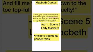 Quick UGC NET Guide Understanding Macbeth Quotes 👀 [upl. by Tterab]