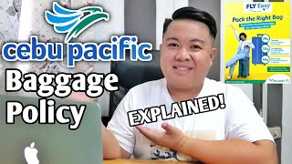 Cebu Pacific NEW Baggage Policy EXPLAINED DEC 01 2021  JM BANQUICIO [upl. by Irah]