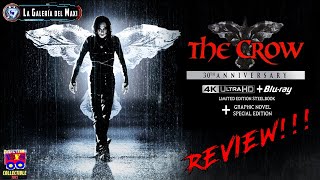 IN MEMORIAM BRANDON LEE THE CROW 30 ANIVERSARIO BLU RAY 4K ULTRA HD  NOVELA GRÁFICA [upl. by Jackqueline]