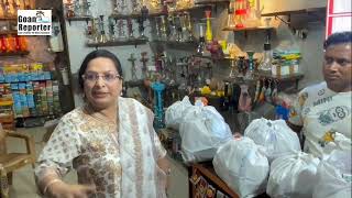 Goan Reporter News Siolim MLA Anjuna PI and Panchayat Raid Illegal Hookah Shop in Grand Chivar [upl. by Sheeb]