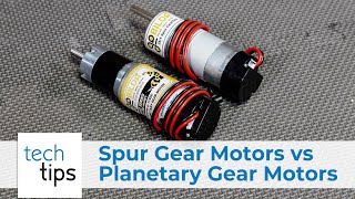 Spur Gear Motor vs Planetary Gear Motor [upl. by Hannaoj]