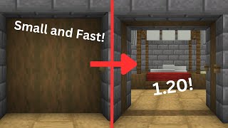 How to Make an EASY 3x3 Piston Door in Minecraft [upl. by Rosy]