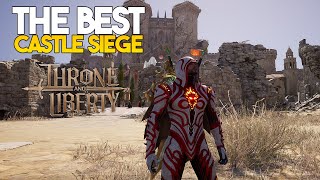 Throne amp Liberty  Down To The Last Second 1000 Player PvP Castle Siege Kazar [upl. by Chrisse]