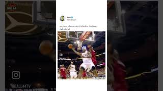 Mj or lebron  🤷🏻‍♂️What’s your view on this argument after watching this clip [upl. by Adar]