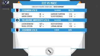 Essendon 4th XI v Melbourne University 4th XI [upl. by Maxwell]