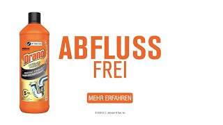 Verstopfter Abfluss Freier Abfluss im Waschbecken  Drano® [upl. by Spillar]