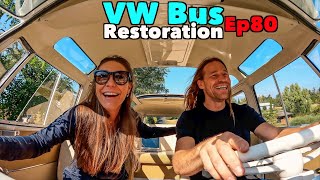 VW Bus Restoration  Episode 80  FIRST DRIVE  MicBergsma [upl. by Pritchard]