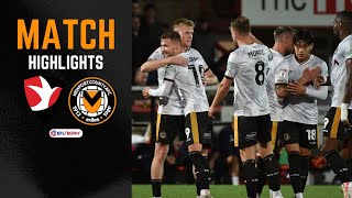 Highlights  Cheltenham Town v Newport County [upl. by Dranoel]