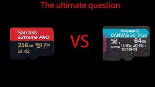 Best Micro SD Cards SanDisk VS Kingston VS Lexar For 4k Cameras [upl. by Sivartal237]