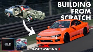 Building Silvia S15 from scratch in CarX Drift Racing 3  Max Graphics  M1 Apple [upl. by Eenet87]