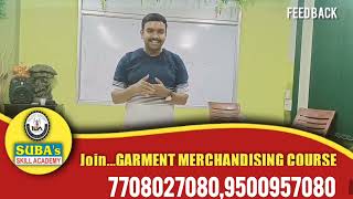 Garment MERCHANDISING மட்டுமல்ல LEADERSHIP பற்றியும் நிறைய தெரிந்து கொண்டேன்  Student feedback [upl. by Atinihc]