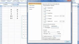 Regresion lineal en excel ejemplo 2 [upl. by Ayna391]