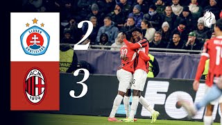 Pulisic Leão and Abraham on song  Slovan Bratislava 23 AC Milan  Highlights ChampionsLeague [upl. by Scrivens191]