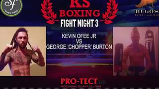 KEVIN OFEE JR V GEORGE CHOPPER BURTON KS BOXING 3 [upl. by Berners163]