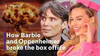 Barbenheimer smashes the box office [upl. by Nnodnarb264]