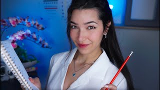 ASMR Full Cranial Nerve Exam For Your Relaxation 🌙 [upl. by Laina]