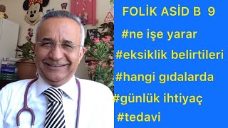 Folik Asit Kullanımı Niçin ÖnemlidirfolikasitB9vitamini [upl. by Mahmud902]