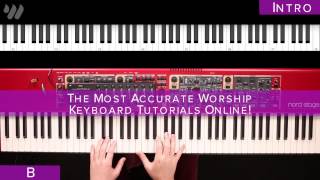 Praises Be Lifted Up  Bethel  Keyboard Tutorial [upl. by Aikyn]