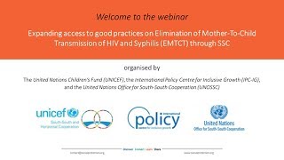 Expanding access to good practices on Elimination of MTCT of HIV and Syphilis through SSC [upl. by Dode]