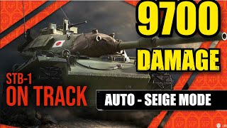 STB1  Auto Siege Mode On Track Tank WoT Console  World of Tanks Console [upl. by Kendrick411]