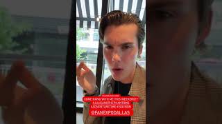 Jeremy Shada Instagram story meetup announcement Fanexpo Dallas [upl. by Vasilis84]