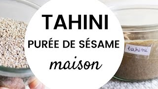 Comment faire du tahini maison 🏡 amp zéro déchet 🗑  Milena amp Co [upl. by Idisahc727]