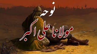 Purdard Kalam Moulana Ali Akbar Jab Lasha E Pisar Ko Uthaya Husain Ne [upl. by Tomkiel]