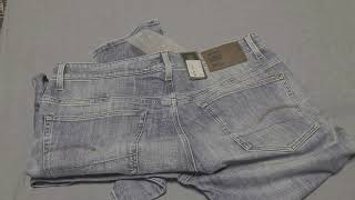 MENS G STAR 3301 JEANS UNBOXING AND REVIEW [upl. by Owena]