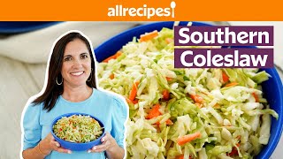 How to Make Southern Coleslaw  Get Cookin  Allrecipescom [upl. by Adne]