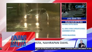 Mga motorista nahirapan dahil sa baha  Unang Balita [upl. by Caressa]