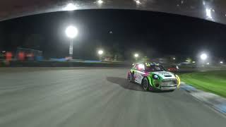 John McCluskey Fiesta WRC Rallycross Supercar Crash  Lydden Hill night race  November 2024 [upl. by Iinden]