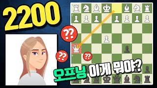 오프닝 이게뭐야 퀸을 이렇게 빨리 뺀다고 체스 인공지능 2200 노라를 이기는 방법 [upl. by Ssenav917]