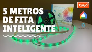 FITA LED NEDIS Inteligente  Ecossistema Tuya Smartlife [upl. by Merritt]