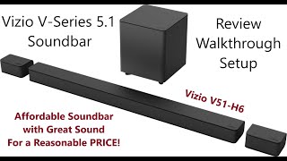 Vizio VSeries 51 Soundbar  Review  Walkthrough  Setup  Dec 2020 [upl. by Parthena]