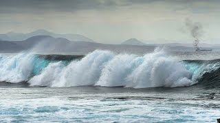 Ocean Waves Crashing  Relaxing Sounds  Calming Relaxation Music For Sleeping  1 Hour [upl. by Eiddam]