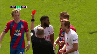 Tanganga RED CARD Vs Crystal Palace 🔴 [upl. by Llerref773]