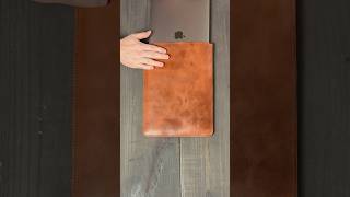 Making A Leather Case From Beginning To End shorts [upl. by Prem]