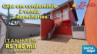 🟢Casa em condomínio à venda em Itanhaém com 2 dormitórios [upl. by Sinne867]