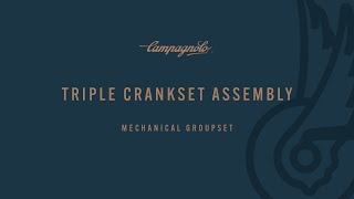 CAMPAGNOLO  TRIPLE CRANKSET [upl. by Ahcsim]