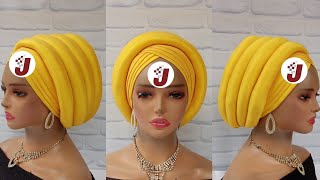 VShaped Turban Cap with padded Design [upl. by Enirac425]