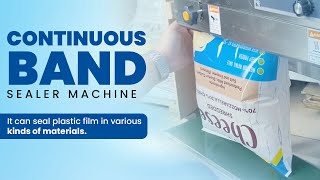 Continuous Band Sealer  Efficient Packing Solution [upl. by Issi280]