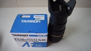 Tamron AF 18200mm F3563 XR DiII LD Aspherical IF Macro Lenses  UnboxingReview [upl. by Annocahs581]